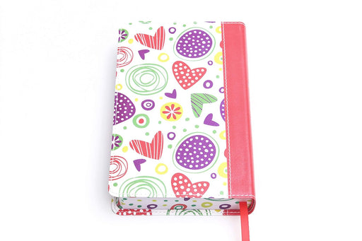 NVI Biblia Luz En Mi Camino Corazones Multicolor - Morning Star Christian Bookstores