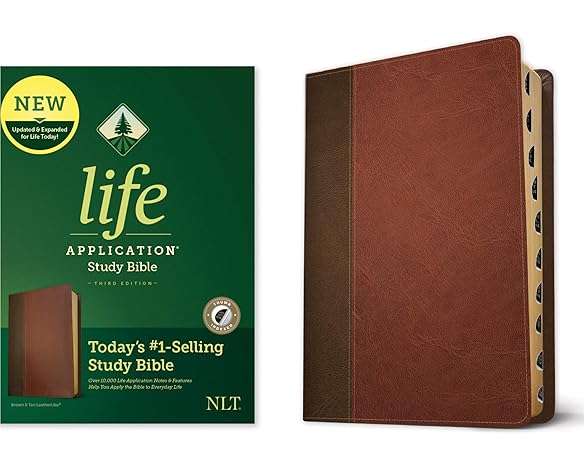 Life App. Study Bible, 3d Ed. LL Brown/Tan Indexed