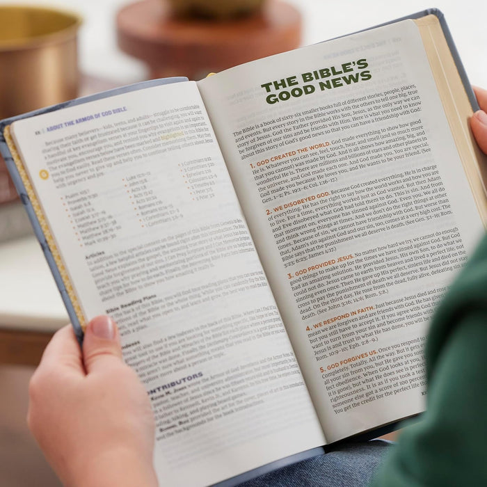 NKJV Armor of God Bible, Purple Leathersoft (Children’s Bible, Red Letter, Comfort Print, Holy Bible)