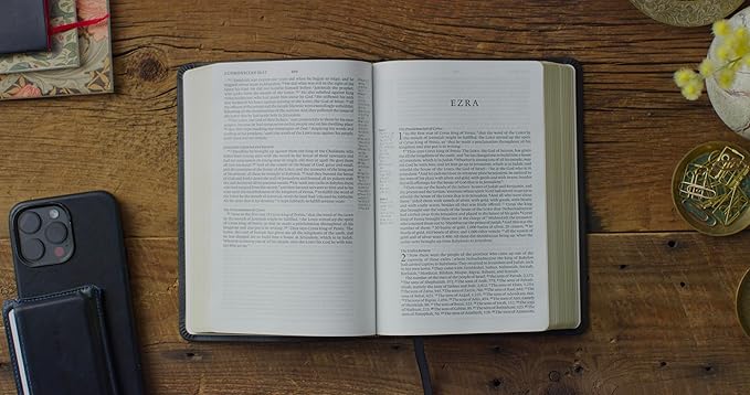 ESV Personal Reference Bible, Genuine Leather, Black