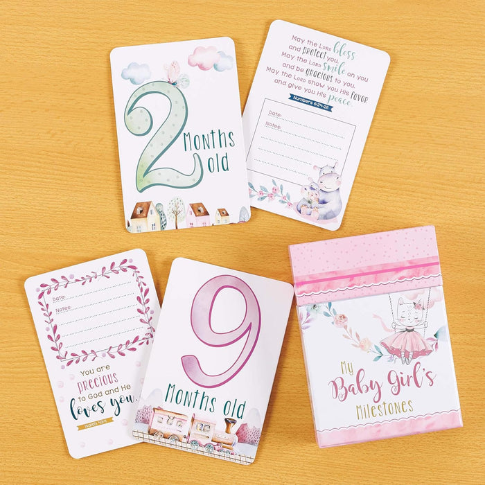 My Baby Girl's Milestone Cards - Morning Star Christian Bookstores