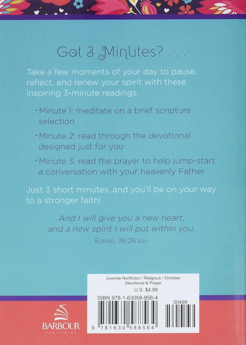 3-Minute Devotions for Teen Girls - April Frazier