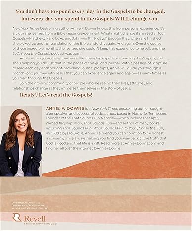 Let's Read the Gospels: A Guided Journal by Annie Downs - Morning Star Christian Bookstores