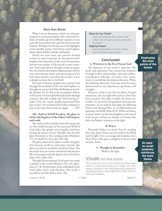 KJV Standard Lesson Commentary® Large Print Edition 2026-2027