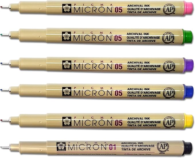 Pigma Micron Bible Study Kit - 6pc