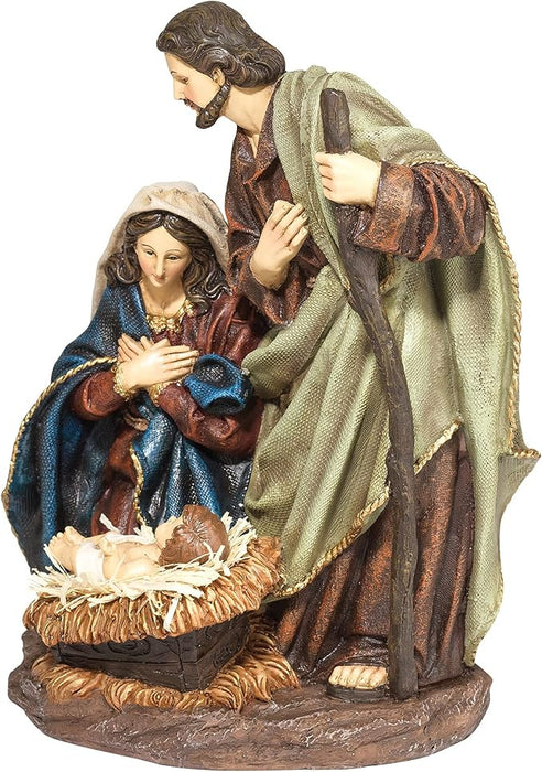 1 PIECE HOLY FAMILY ON BASE 12"H