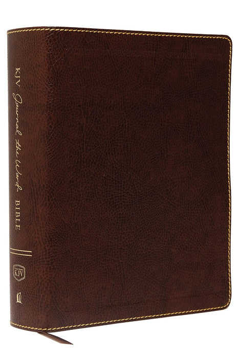 KJV Journal the Word Lg Print Brown Bonded Leather