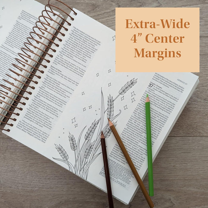 NLT DaySpring Inspire Illustrating Bible, Filament Mint Floral