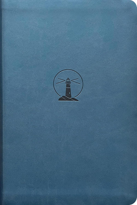 NLT HelpFinder Bible, Filament Enabled, LeatherLike, Harbor Blue, Red Letter