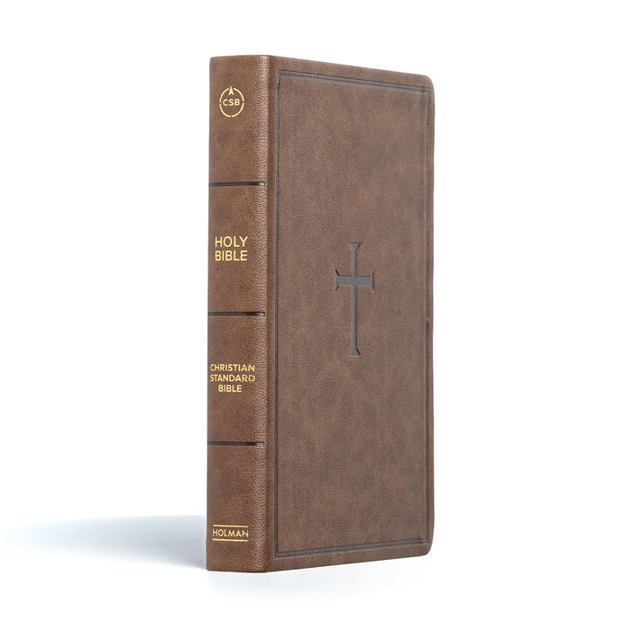 CSB Giant Print, Brown LT - Morning Star Christian Bookstores