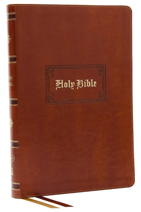 KJV Giant Print Thinline Bible Vintage Series (Tan Leathersoft)