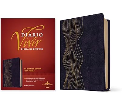 Biblia de estudio del diario vivir RVR60, Purple - Morning Star Christian Bookstores