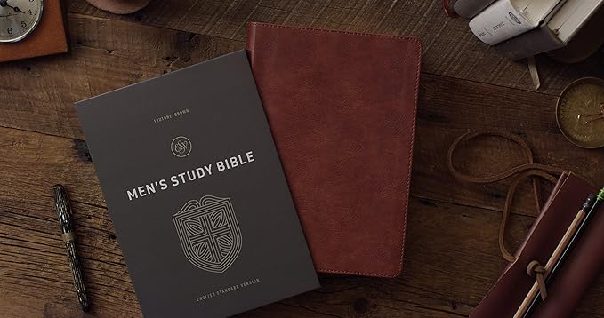 ESV MEN'S STUDY BIBLE BROWN TRUTONE - Morning Star Christian Bookstores
