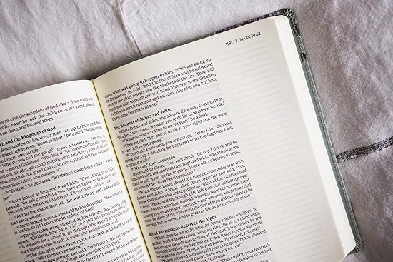 NIV, Artisan Collection Bible, Large Print, Leathersoft, Sage Floral