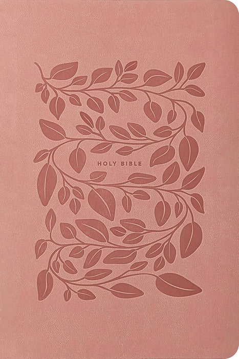 NLT Premium Value Thinline Bible, Filament-Enabled EditionLeatherLike, Dusty Pink Vines