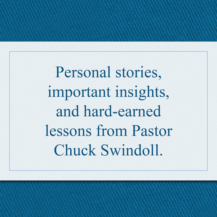 NLT Swindoll Study Bible Large Print
