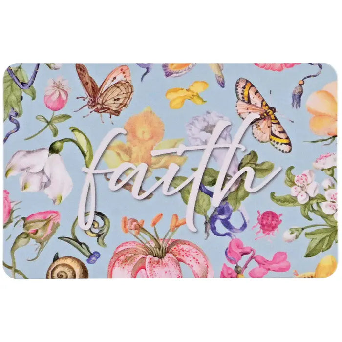 Faith Floral  - Pocket Card