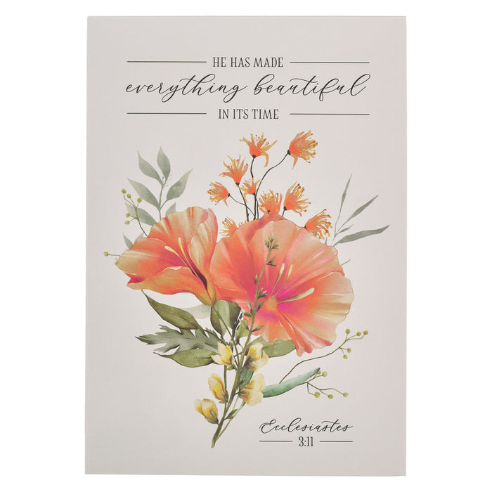 EVERYTHING BEAUTIFUL SMALL FLORAL NOTEPAD