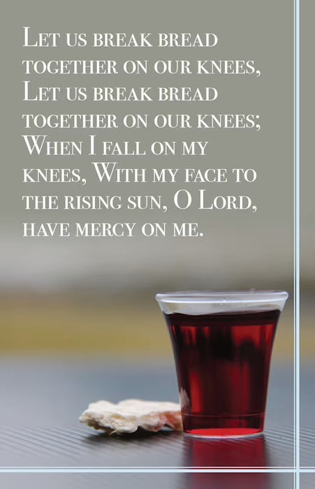 LET US BREAK TOGETHER BULLETIN