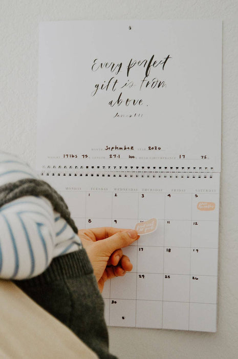 Christian Baby Milestone Calendar