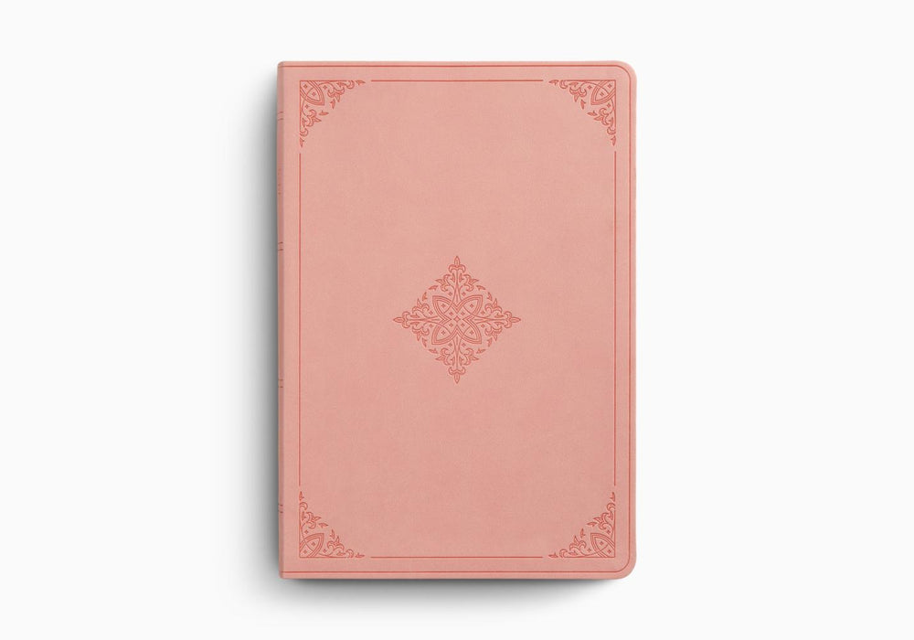 ESV Giant Print Value Thinline Bible, TruTone®, Blush Rose, Fleur-de-lis Design