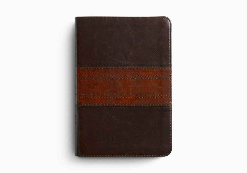 ESV Personal Reference Bible Trutone Deep Brown/Tan Trail Design