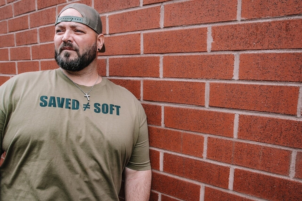 Saved Not Soft Graphic Summer T-shirt