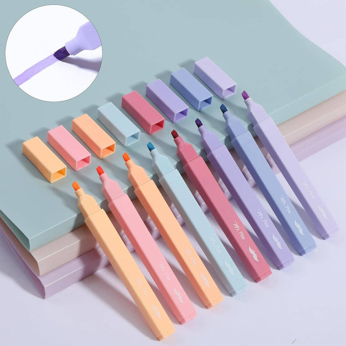 Mr. Pen Aesthetic Highlighters, 8 pcs Sunset