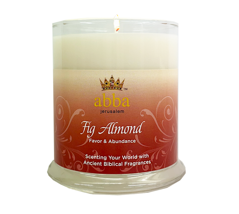 Fig & Almond 10oz Glass Candle