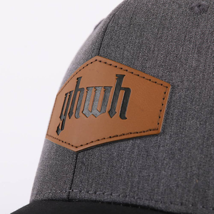 Hat - "YHWH" Grey & Black