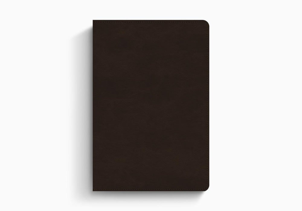 ESV Giant Print Thinline Bible, Red Letter, TruTone®, Deep Brown