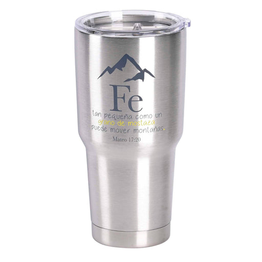 Tumbler Fe Grano De Mostaza Mateo 17:20 - Morning Star Christian Bookstores