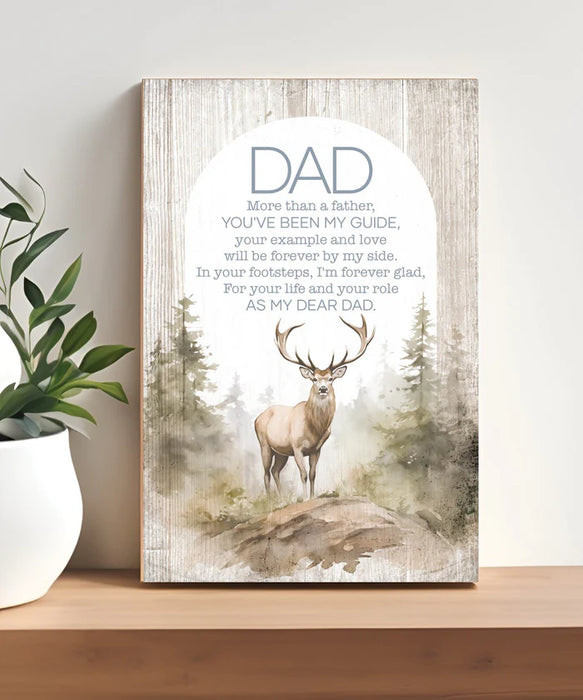 My Dear Dad 4x6 MDF Plaque