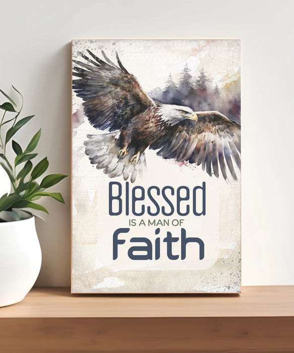 Blessed Is a Man 4x6 Plaque