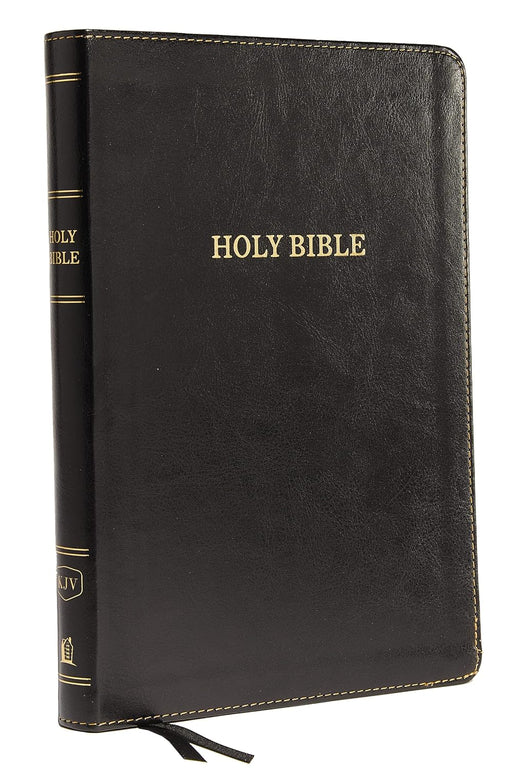 KJV Large Print Thinline Bible, Indexed (Black Leathersoft) - Morning Star Christian Bookstores