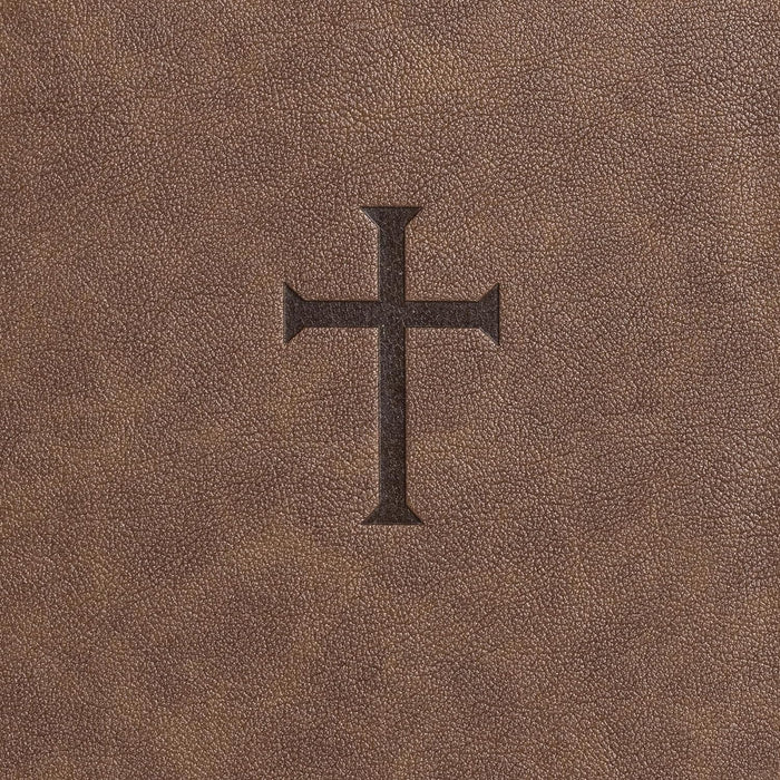 CSB Giant Print, Brown LT - Morning Star Christian Bookstores