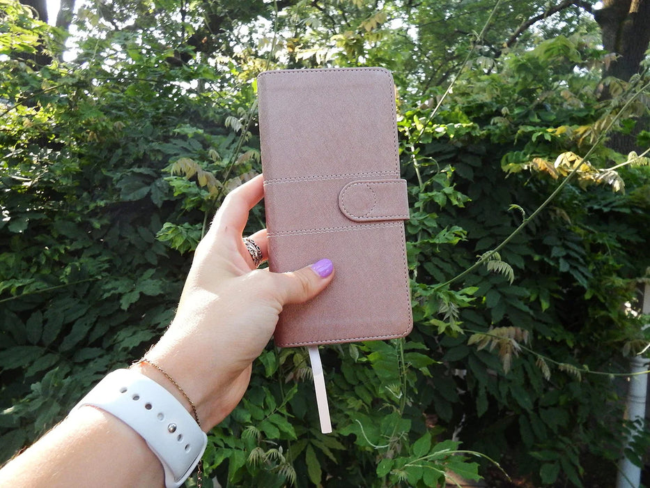 NIV Pocket Thinline Bible Leathersoft Pink w/Snap Closure