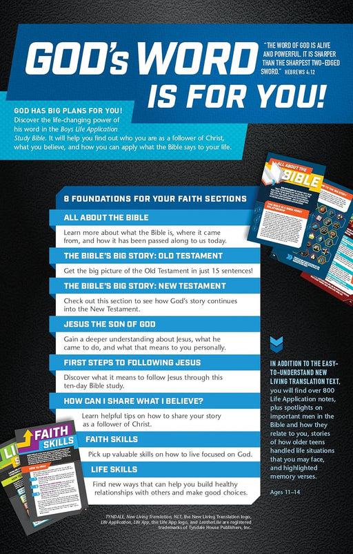 Boys Life Application Study Bible - Softcover - Morning Star Christian Bookstores