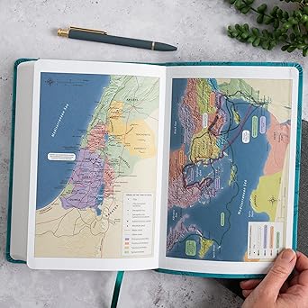 NASB Large Print Thinline Bible, Value Edition, Teal LeatherTouch