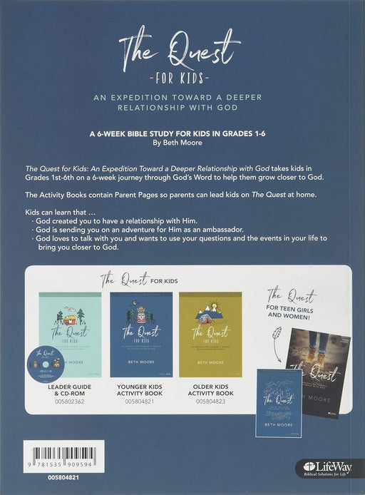 THE QUEST KIDS YOUNGER KIDS ACTIVITY BOOK - BETH MOORE - Morning Star Christian Bookstores