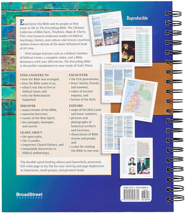 The Everything Bible: The Ultimate Collection of Bible Facts, Timelines, Maps, and Charts