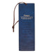 Faithful Servant Blue Faux Leather Bookmark 2 Chronicles 15:7 - Morning Star Christian Bookstores