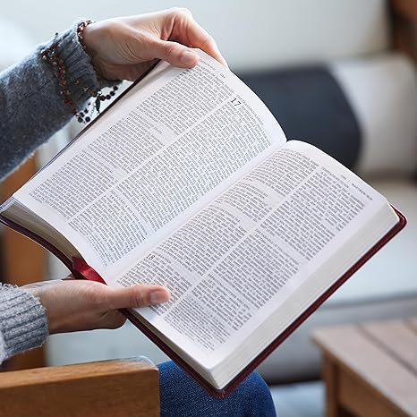 NRSV Large Print Standard Catholic Bible, Brown Leathersoft