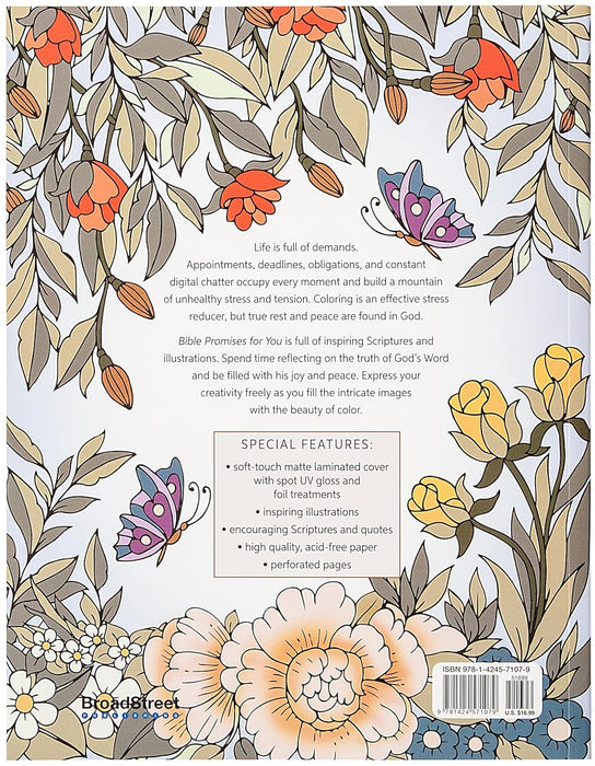 Bible Promises for You: Coloring Book