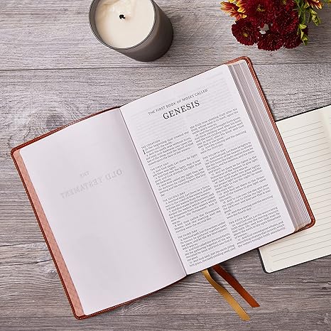 KJV Giant Print Thinline Bible Vintage Series (Purple Leathersoft)