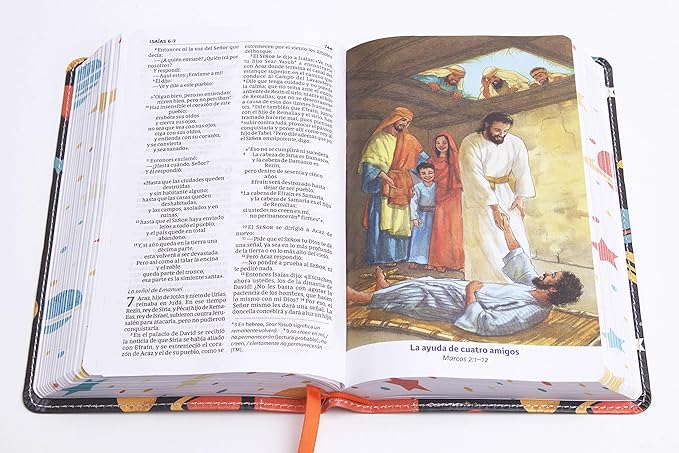 NVI Biblia Luz En Mi Camino Cohetes Multicolor