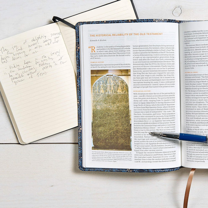 CSB Study Bible, Navy LeatherTouch