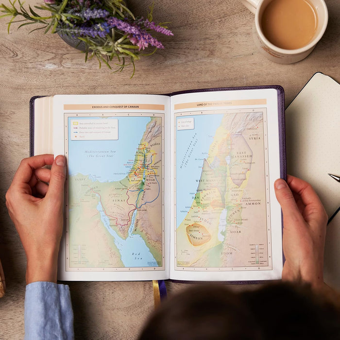 KJV Holy Bible, Center-Column Reference Bible, Leather soft, Black