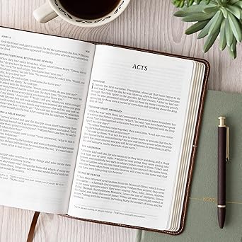 CSB Single-Column Personal Size Bible, Digital Study Edition, Brown LeatherTouch