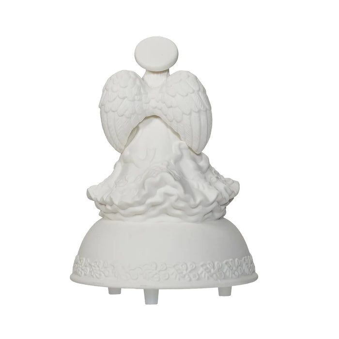 Baptized in Christ Porcelain Musical Angel - "Children's Prayer" Tune